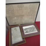 Early 18th C Act of Parliament Notice dated eighth June 1710, 34cm x 18cm, an 18th C engraving ' A