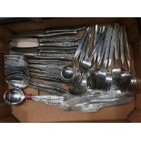 Collection of Vintage Viners and other stainless steel cutlery, various patterns