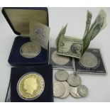Westminster Diamond Jubilee 1952-2012 50 pence proof coin, Tower Mint Broadlands nickel silver