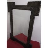 Mid 20th C rectangular wall mirror in painted frame