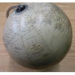 Philips' 10" Challenge Terrestrial Globe on black Bakelite base H32cm