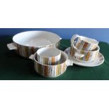Midwinter Woodland pattern part dinner service, incl. two tureens and covers, oval meat dish, six