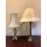Two table lamps of modern classical design