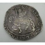 Charles I silver half-crown, mint mark triangle