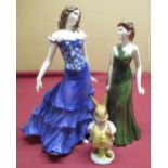 Royal Worcester Compton & Woodhouse figure 'Summertime' ltd.ed 382/7500, a Coalport Lady of