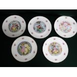 Royal Doultan Valentines decorative plates: 1976- 1980 and Coalport Christmas decorative plates: