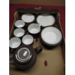 Hornsea Contrast 19 piece part tea service