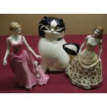 Royal Worcester figures Mia, Ltd 2006 and Olivia, Premier 2005 Ltd Ed production 2005, and a