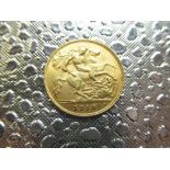 Edw.V11 gold Half-Sovereign, 1910