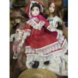 Six Victorian-Style dolls
