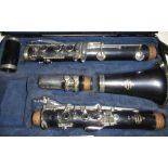 Cased Buffet Crampon & Co Paris B12 clarinet