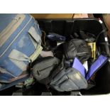 Extremely large collection of various camera bags, holsters, leather case etc