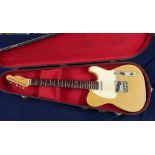 1958 Fender Telecaster with one piece ash body in see through blonde finish, rosewood neck, three