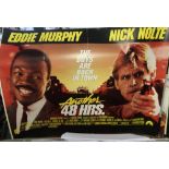 Collection of five cinema quad posters including: Another 48hrs starring Eddie Murphy, Accidental