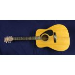 Yamaha FG-411S acoustic guitar with spruce top in natural finish and agathis back and sides,