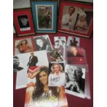 Collection of signed, printed and other Autographs of Female & Male Actors incl. George Cole,