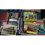 Large quantity of steam, diesel, and other railway related books, including Ian Allan Trains Sixty