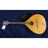Freshwater octave mandolin solid spruce top and solid mahogany back sides and neck, ebony