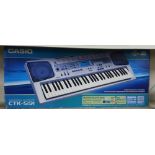 Casio CTK-591 electronic keyboard with general midi and touch response, boxed