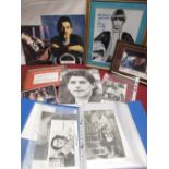 Collection printed promo. and other Autographs T.V Soap stars incl. The Bill, Coronation St.