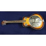 Bryce resonator acoustic guitar with spruce top in tobacco sunburst finish, spider resonator