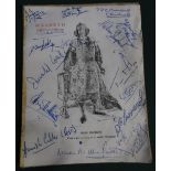 1960's programme for a Gordonstoun School production of Macbeth, with Prince Charles as Macbeth,