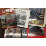 LMS Album, Britains Rail Super Centres York and collection of other railway books