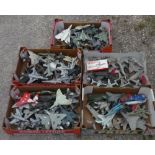 Various scale air fix and other similar aircraft and fighter jet models (5 boxes)