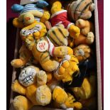 Collection of Garfield teddy in various outfits
