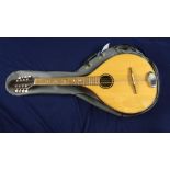 Musikalia Dr A Leon Irish mandolin with spruce top and mahogany back sides and neck, rosewood