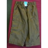 Pair of Crieff short over trousers, colour pine green, size XXL