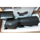 Boxed Optichron IS60R spotter field scope, with instructions