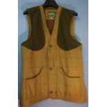 Rutland Men's shooting waistcoat, colour basil, size M