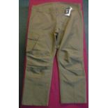 Pair of Berwick mens waterproof trousers, colour olive, size 44