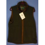 Alan Paine Aylsham ladies gilet, colour green, size UK 16