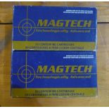 2 boxes of Magtech 32 auto 50 centerfire rounds per box section 1 cert required