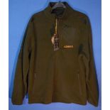 Harkila Vinjam fleece jacket, colour willow green, size XXL