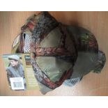 Three hunting real tree autumn camouflage hats for pigeon shooting