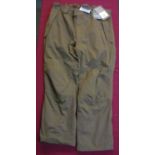 Pair of Alan Paine Dunswell waterproof trousers, colour olive, size 44