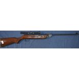 SMK scope .22 break barrel air rifle with moderator