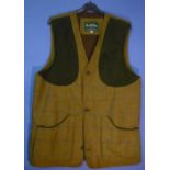 Rutland Men's shooting waistcoat, colour basil, size L