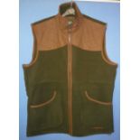 Aylsham men's shooting gilet, colour green, size L