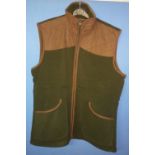 Aylsham men's shooting gilet, colour green, size XXL