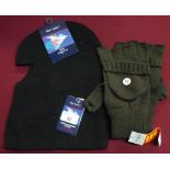 Mark Taylor bike balaclava and a set of woolen shooter mittens size M