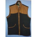 Aylsham men's shooting gilet, colour dark navy, size M