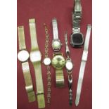 Gents Rotary wristwatch on expanding bracelet, ladies citizen watch on expanding bracelet, Trafalgar