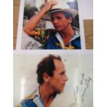 WAYNE SLEEP COLLECTION - Two signed colour images of Wayne Sleep 42cm x 30cm