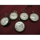 J.E.H Matthews, Oswestry, silver cased open faced key wound pocket watch, London 1859, gilt full