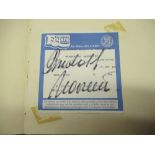 WAYNE SLEEP COLLECTION - a Ballet interest autograph album formerly the property of Muriel N Carr