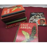 Eagle Annual 1 - 10, James Bond annual published 1968, Enid Blyton Happy Hours story book